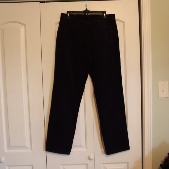 Gloria Vanderbilt 5 Pocket Cotton/Spandex Corduroy Jeans Amanda Size 12 Purple - Picture 13 of 15